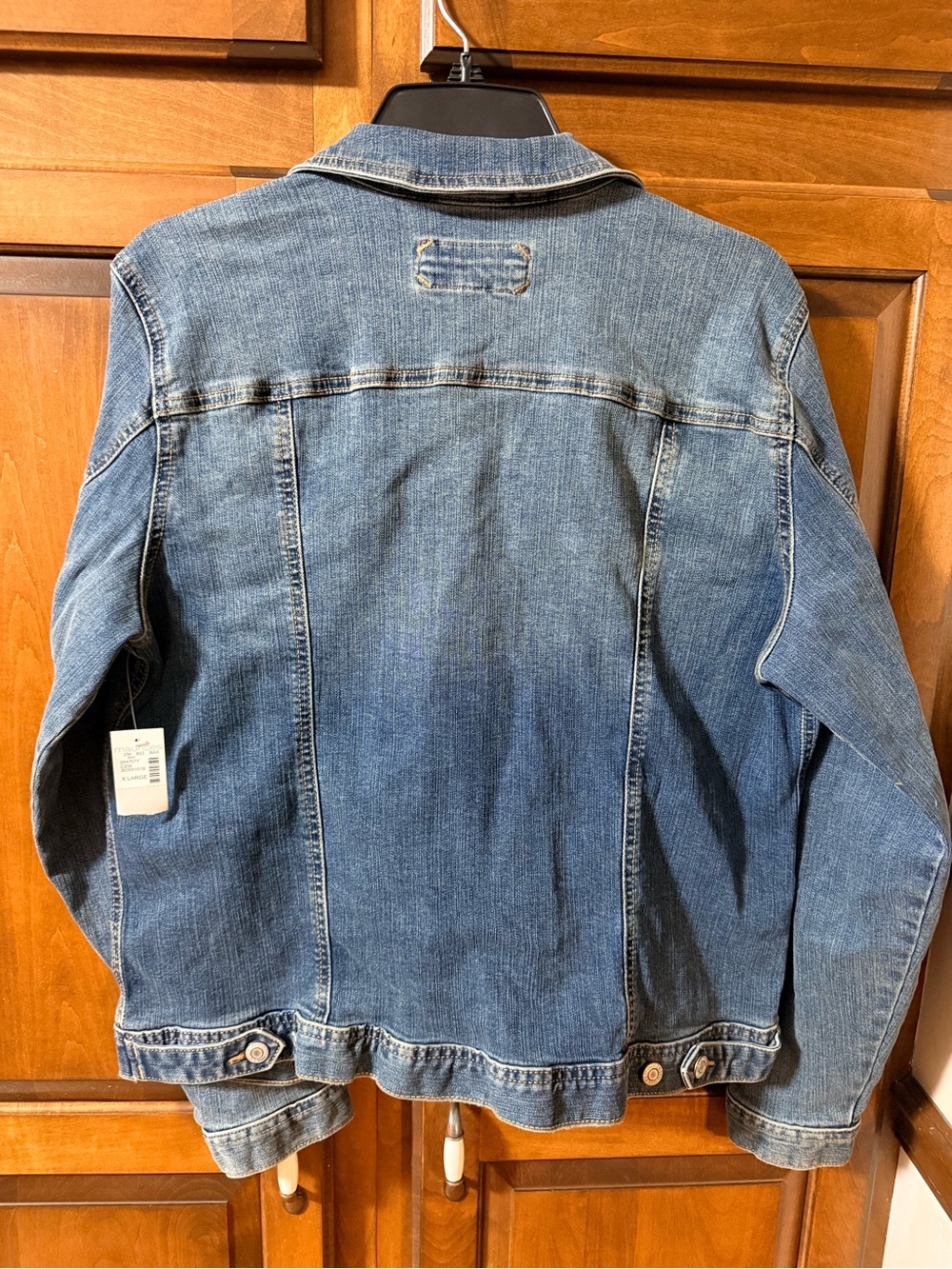 Maurices Light Blue Denim Jacket with Button Front - Picture 2 of 3
